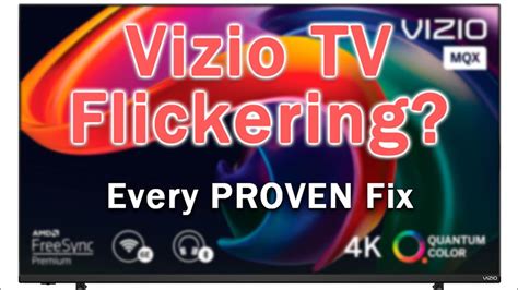 vizio tv flickering|More.